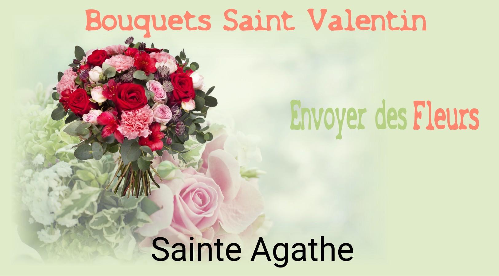 Roses de Saint-Valentin livrées à Sainte-Agathe